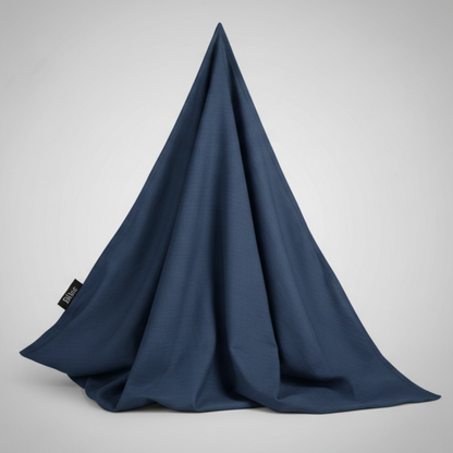 Losse hoes voor het leeskussen Bline, kleur Blauw, los neergezet met het Bline-label
